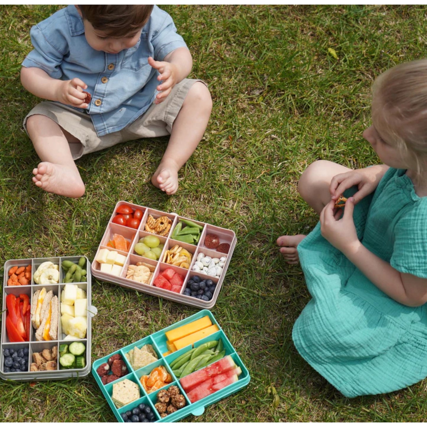 Caja contenedora para snacks rosada - Melii