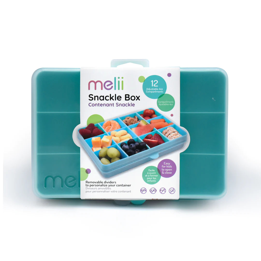 Caja contenedora para snacks celeste - Melii