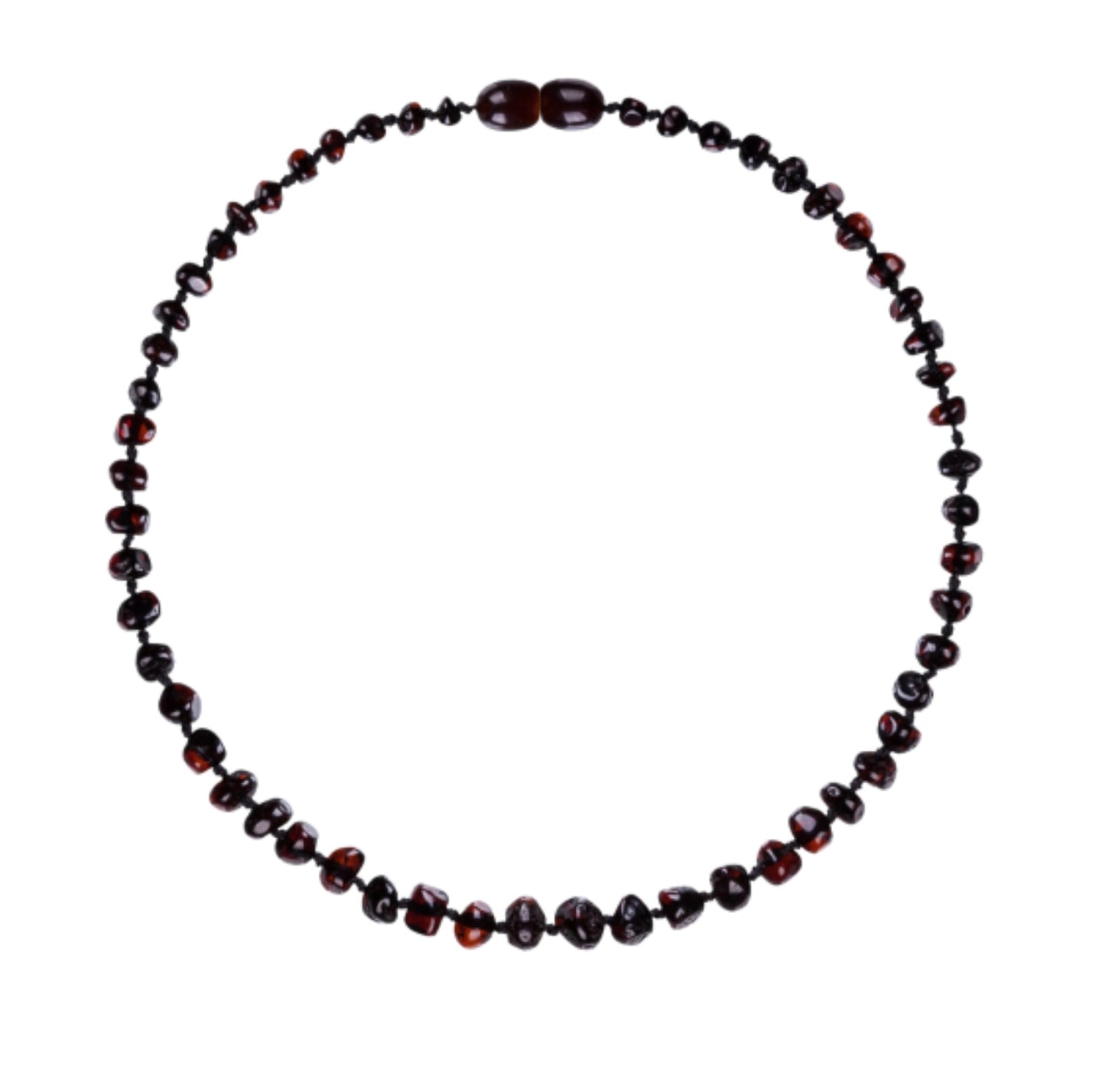 Collar de Ámbar Bebé color Cherry (37 cm aprox)