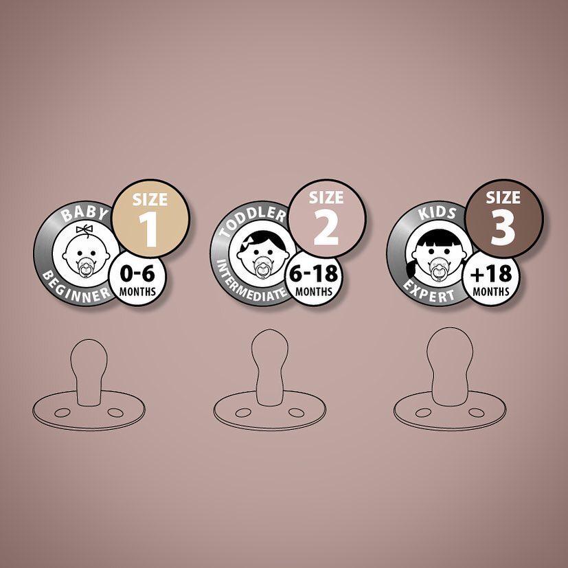 Chupete Bibs Pack X2 Iron / Baby Blue talla 3 (+18 meses)