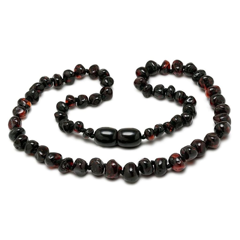 Collar de Ámbar Bebé color Cherry (37 cm aprox)