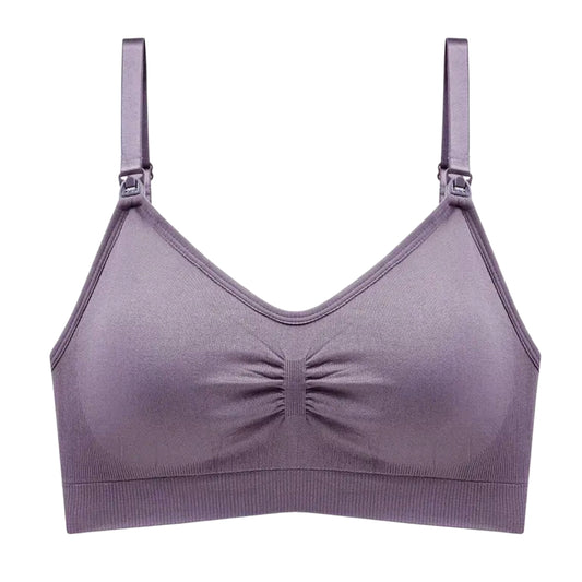 Sostén Lactancia sin costuras Morado