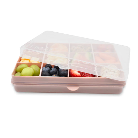 Caja contenedora para snacks rosada - Melii