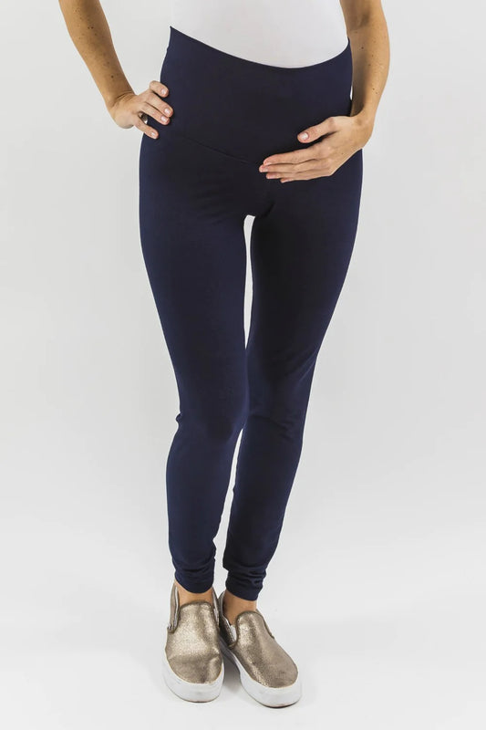 Calza Maternal Clara Azul Denim Madremia talla S y M