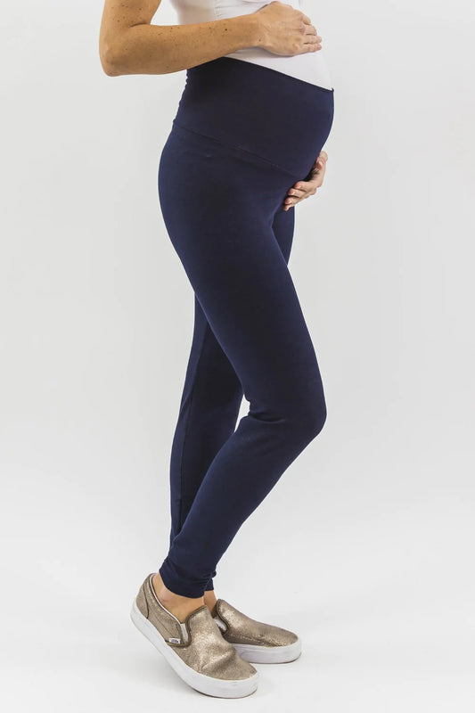 Calza Maternal Clara Azul Denim Madremia talla S y M