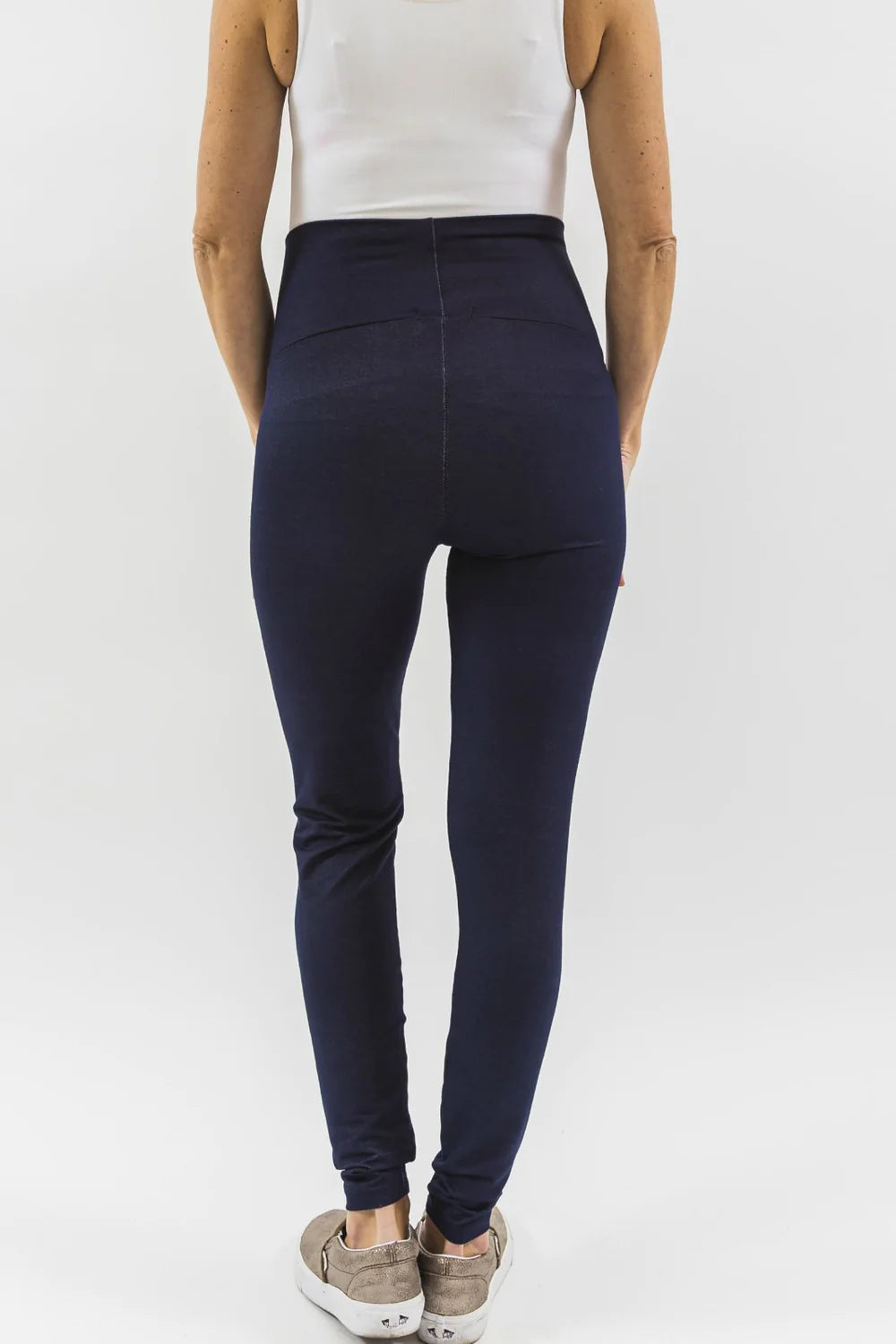 Calza Maternal Clara Azul Denim Madremia talla S y M