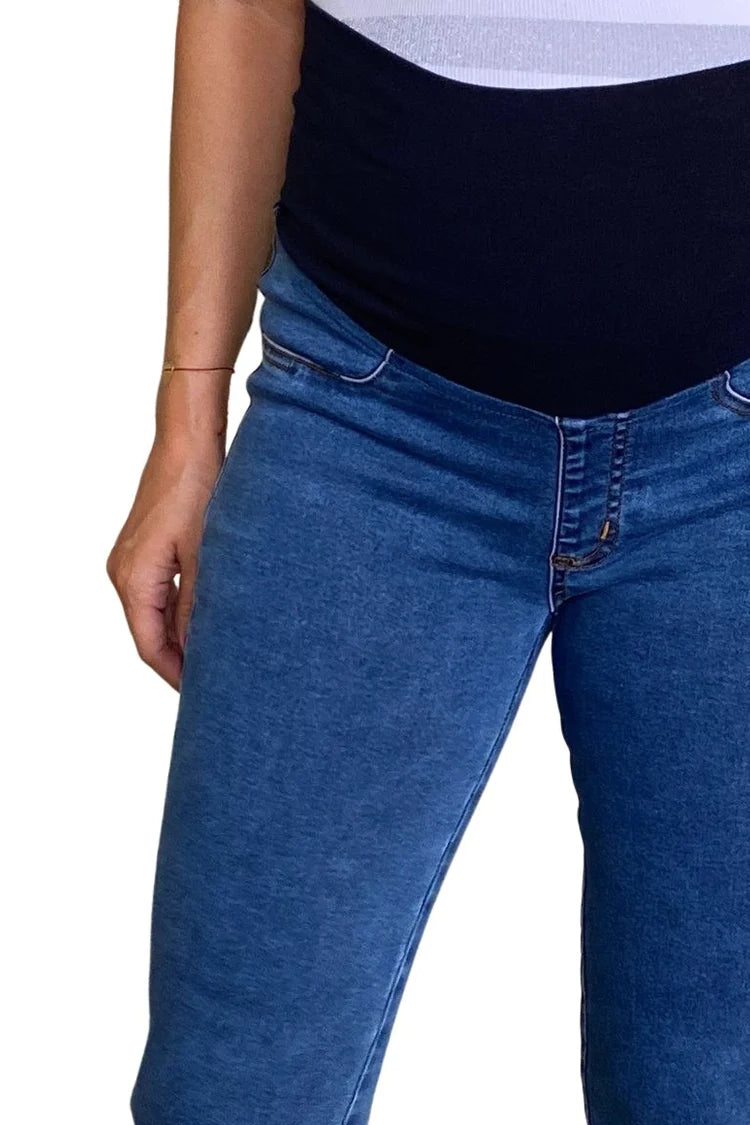 Jeans Maternal Pitillo Medium Light Madremia talla L