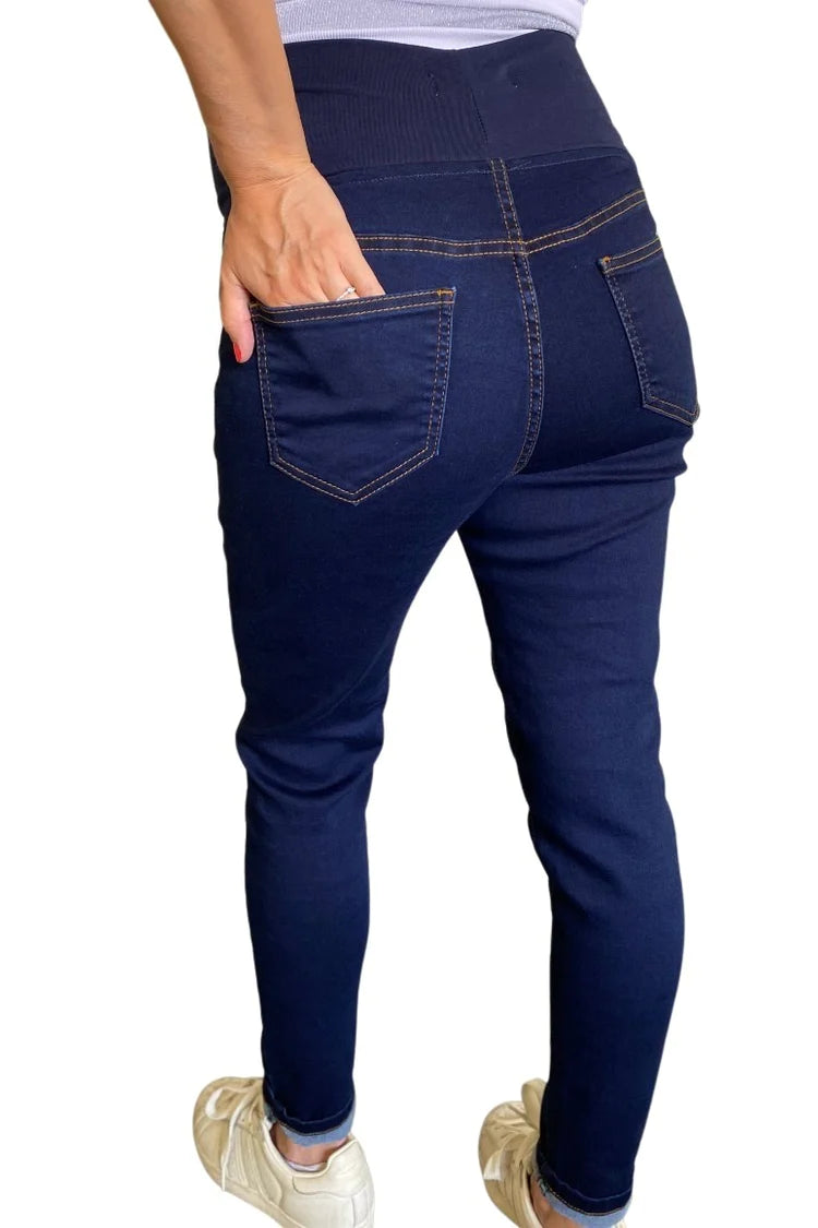 Jeans Maternal Pitillo Raw Madremia talla S