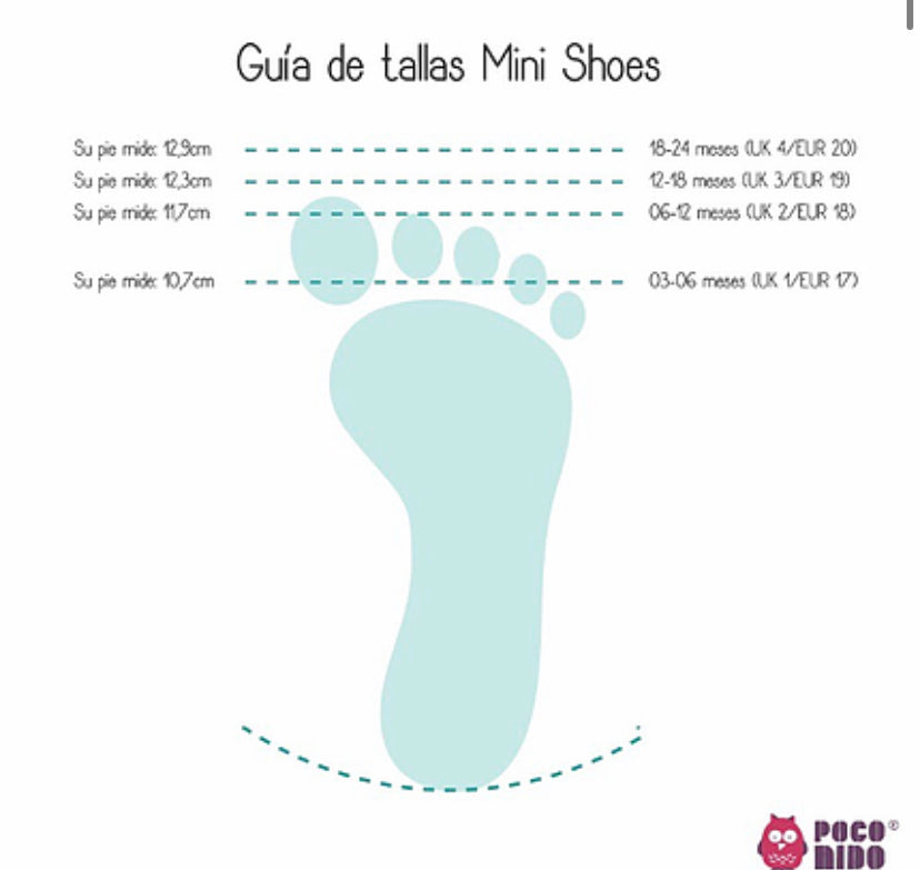 Zapatos Mini Shoes Poco Nido Rainbow Fish Pink (N•20)