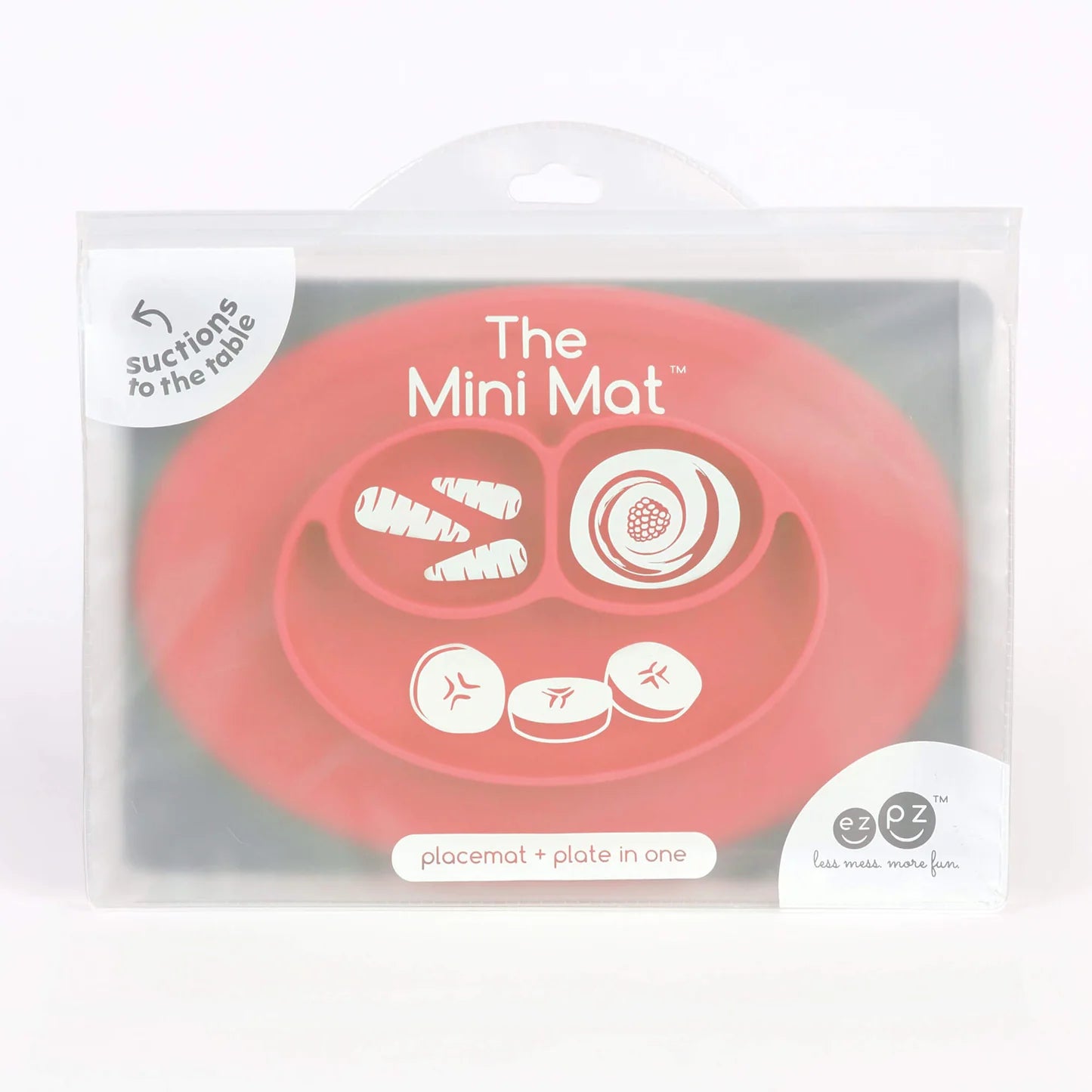 Mini Mat plato +individual Coral - Ezpz