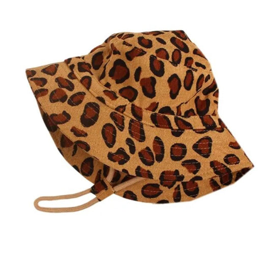 Sombrero Bucket leopardo 3 a 6 años
