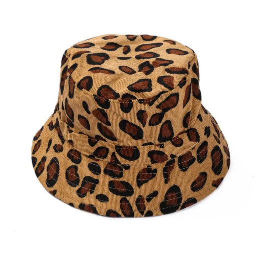 Sombrero Bucket leopardo 3 a 6 años