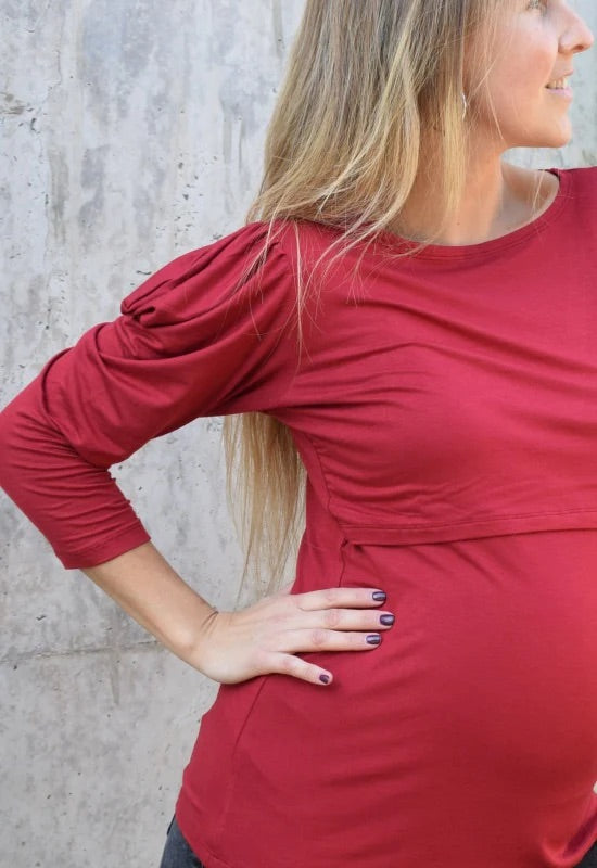 Polera Maternal Y Lactancia Florencia Burdeo talla L