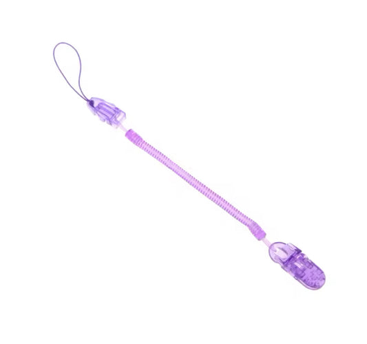 Portachupete resorte Morado