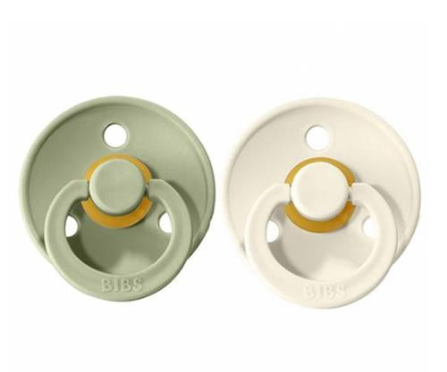 Chupete Bibs Pack X2 Ivory / sage talla 3 (+18 meses)