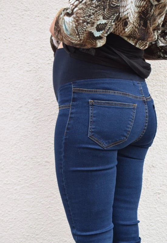 Jeans Maternal Pitillo Raw Madremia talla S
