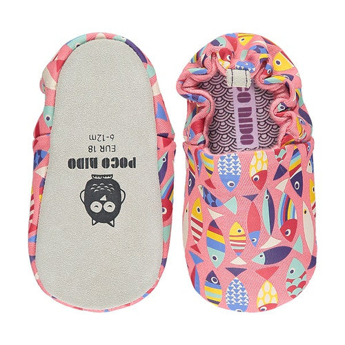 Zapatos Mini Shoes Poco Nido Rainbow Fish Pink (N•20)