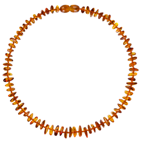 Collar de Ámbar Adulto Cognac Nuggets