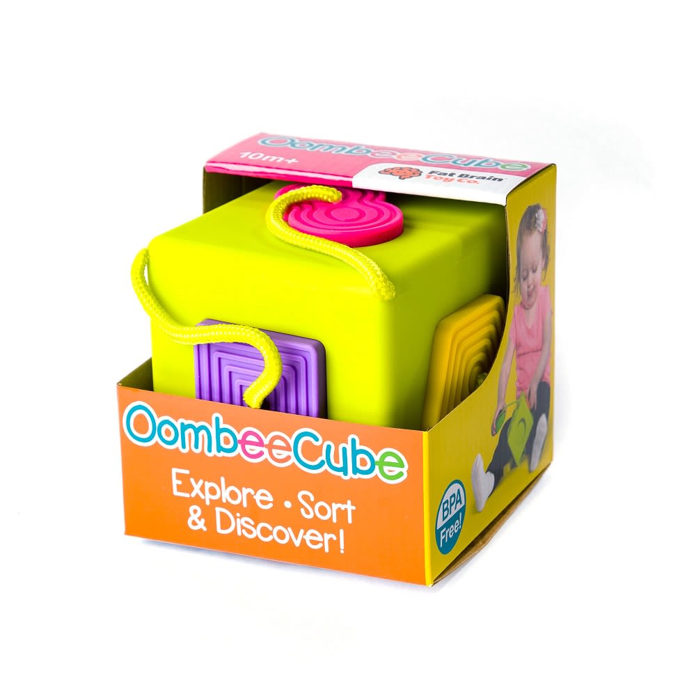 Oombeecube, Cubo de encaje bebé - Fat Brain Toys