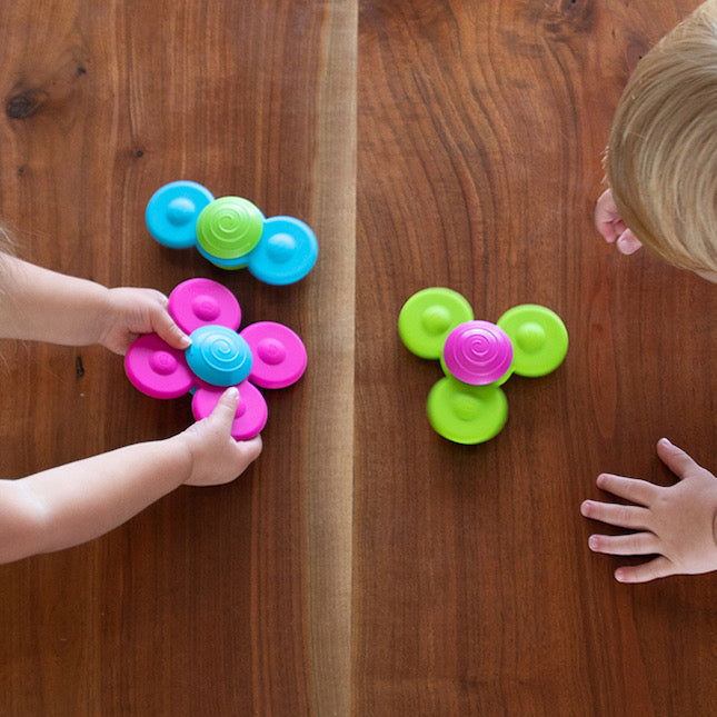 Whirly Squigz, Juego de Spinners para bebés y niños - Fat Brain Toys