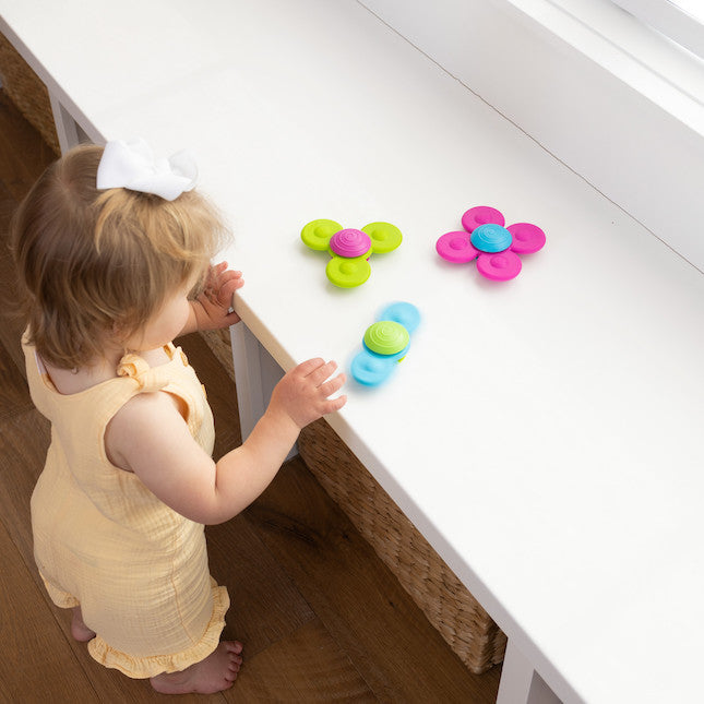 Whirly Squigz, Juego de Spinners para bebés y niños - Fat Brain Toys
