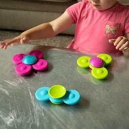 Whirly Squigz, Juego de Spinners para bebés y niños - Fat Brain Toys