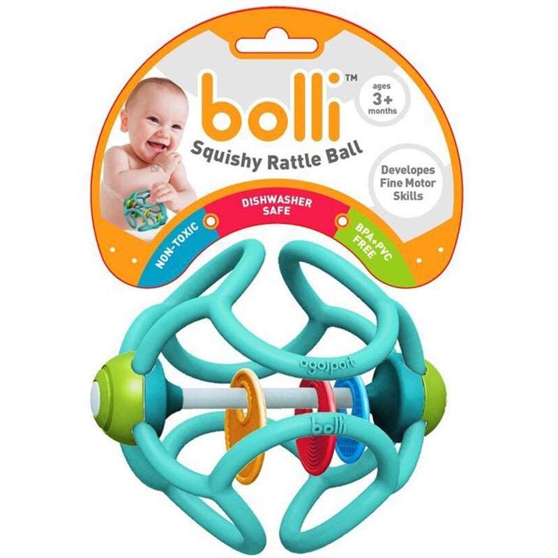 Mordedor Sensorial Sonajero Bolli