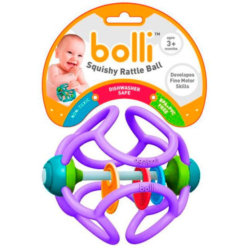 Mordedor Sensorial Sonajero Bolli