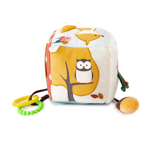 Cubo de actividades blando , bosque - Little Big Friends
