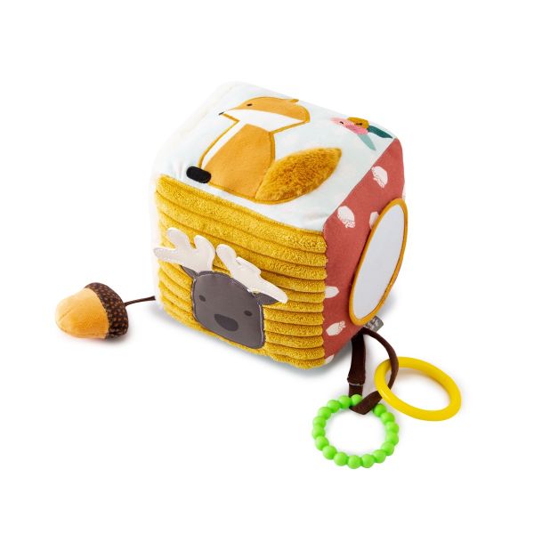 Cubo de actividades blando , bosque - Little Big Friends