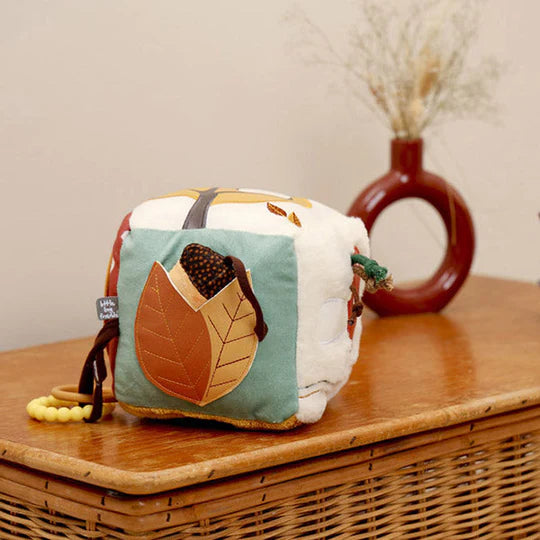Cubo de actividades blando , bosque - Little Big Friends