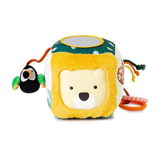 Cubo de actividades blando , Selva - Little Big Friends