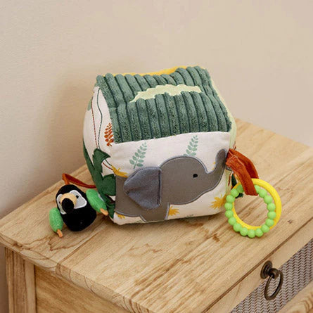 Cubo de actividades blando , Selva - Little Big Friends