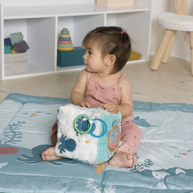 Cubo de actividades blando , Océano - Little Big Friends