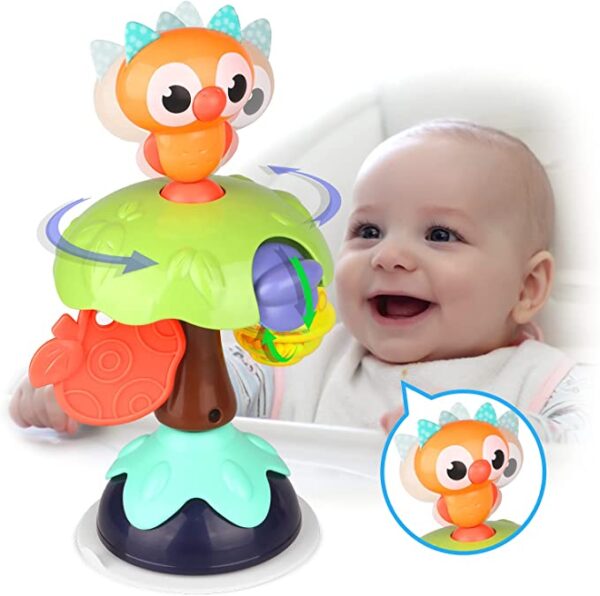 Juguete con succión Búho - Hola Toys