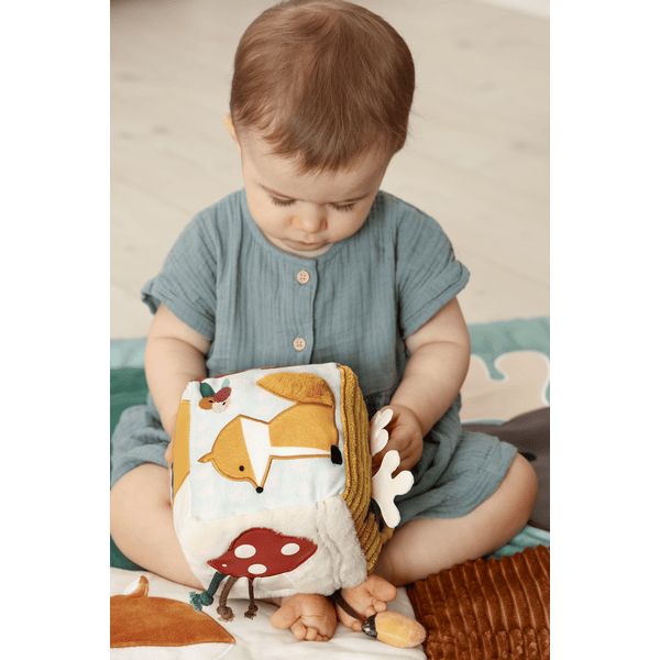 Cubo de actividades blando , bosque - Little Big Friends
