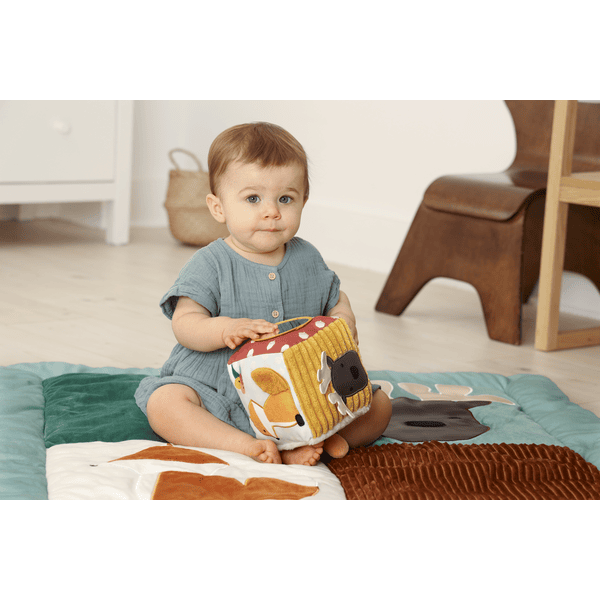 Cubo de actividades blando , bosque - Little Big Friends