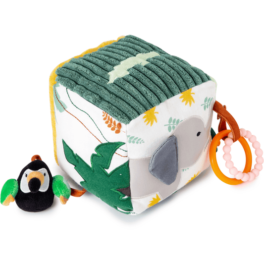 Cubo de actividades blando , Selva - Little Big Friends