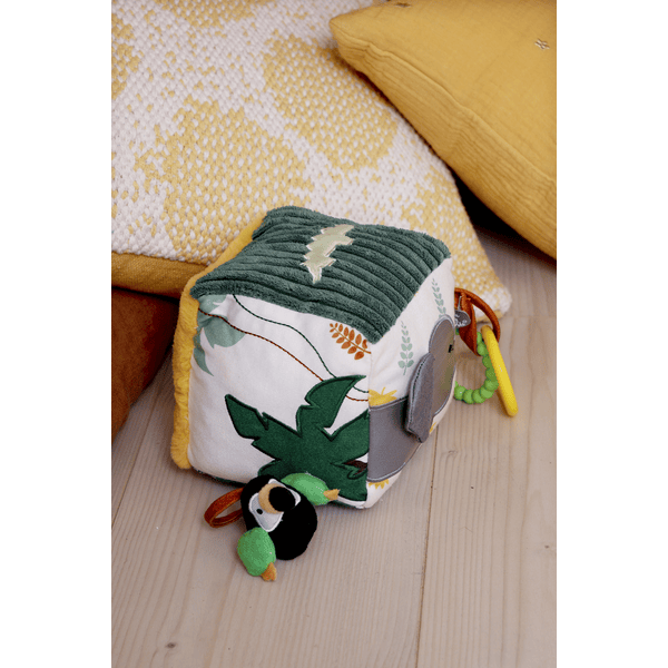 Cubo de actividades blando , Selva - Little Big Friends