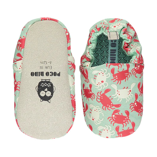 Zapatos Mini Shoes Poco Nido Mangrove Crabs Mint (N•18, 20 y 21)