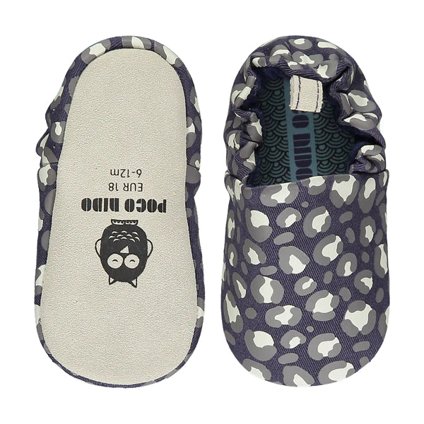 Zapatos Mini Shoes Poco Nido Leopard Navy (N•17, 18 y 21)