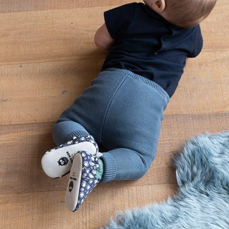 Zapatos Mini Shoes Poco Nido Leopard Navy (N•17, 18 y 21)