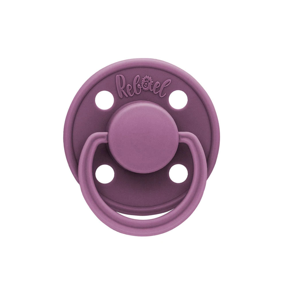 Chupete de Caucho Rebael - Plum
