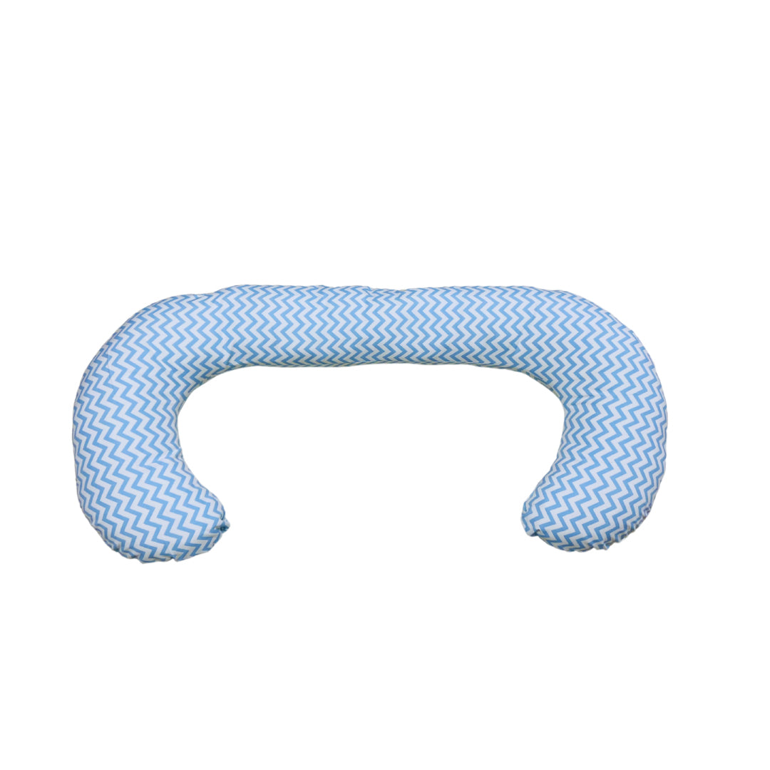 Cojín Maternal Zig Zag celeste