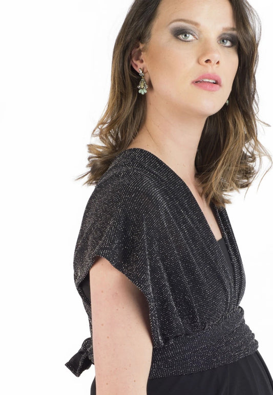 Vestido de Fiesta Maternal Bianca Negro Madremia