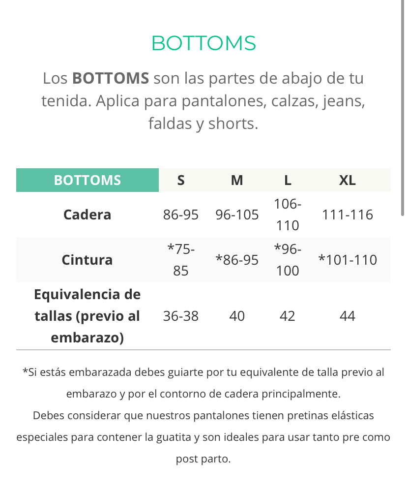 Jeans Maternal Pitillo Negro Madremia talla S
