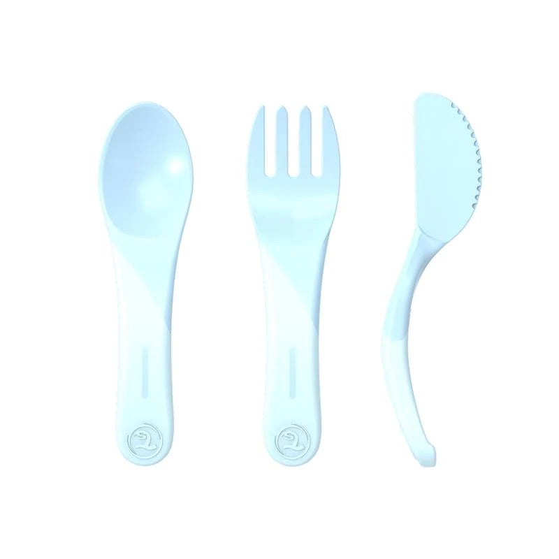 Set cubiertos de aprendizaje 6+m Twistshake