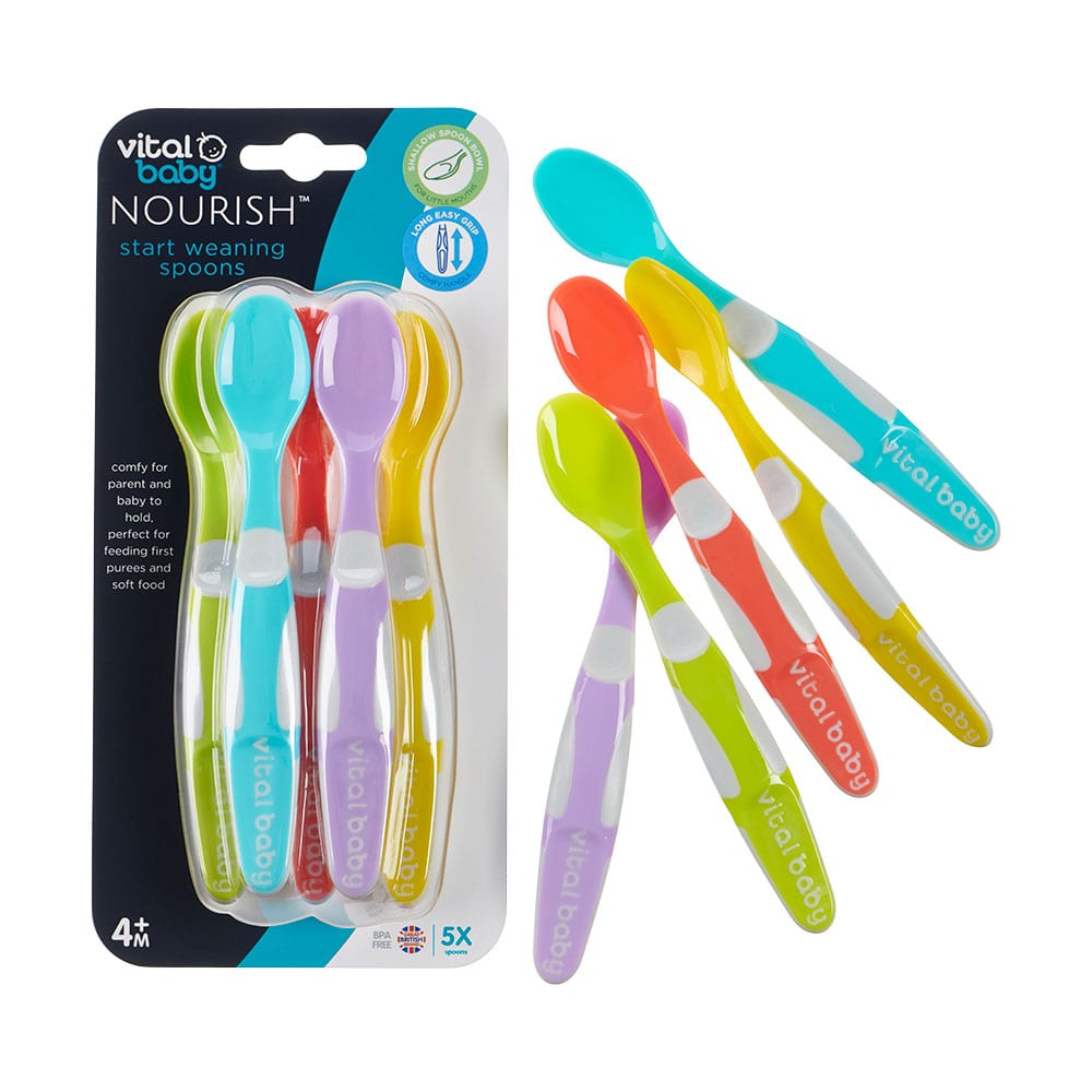 Pack de 5 cucharas de destete - Vital Baby