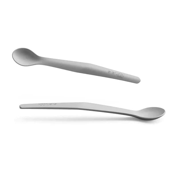 Pack de dos cucharas de silicona Everyday Baby color Gris
