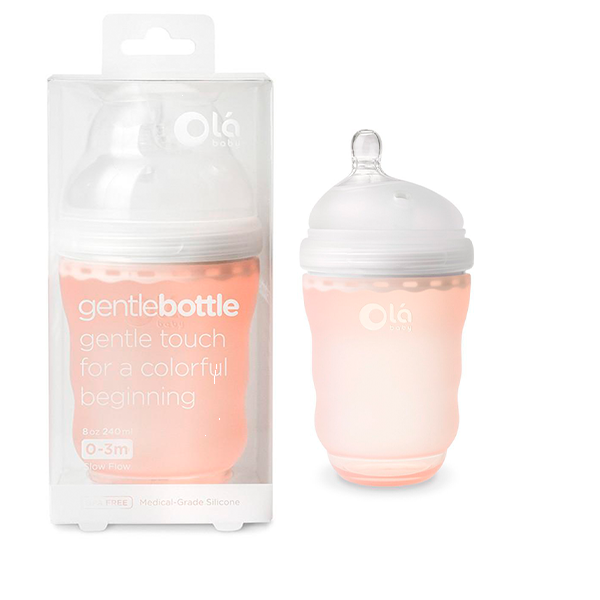 Mamadera Silicona Gentle Bottle Olababy 240 mL
